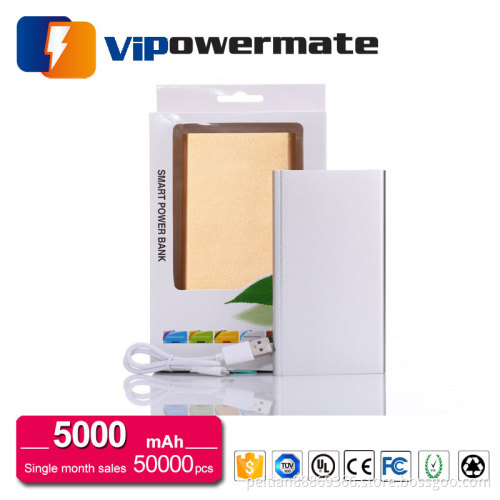 Wholesale prices output 5v 1a mobile power bank 5000mah rohs portable charger from China